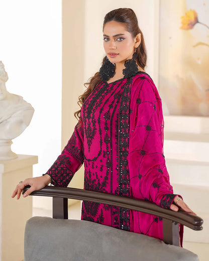 MAGENTA ZOYA HEAVY DESIGNER COLLECTION DNZ NO-1141