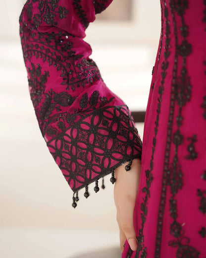 MAGENTA ZOYA HEAVY DESIGNER COLLECTION DNZ NO-1141